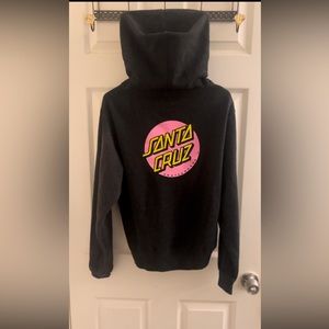 Santa Cruz zip up hoodie